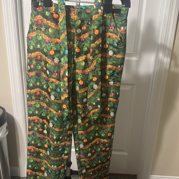 Christmas suit Size medium. Jacket, pants, and Tie - Picture 5 of 6
